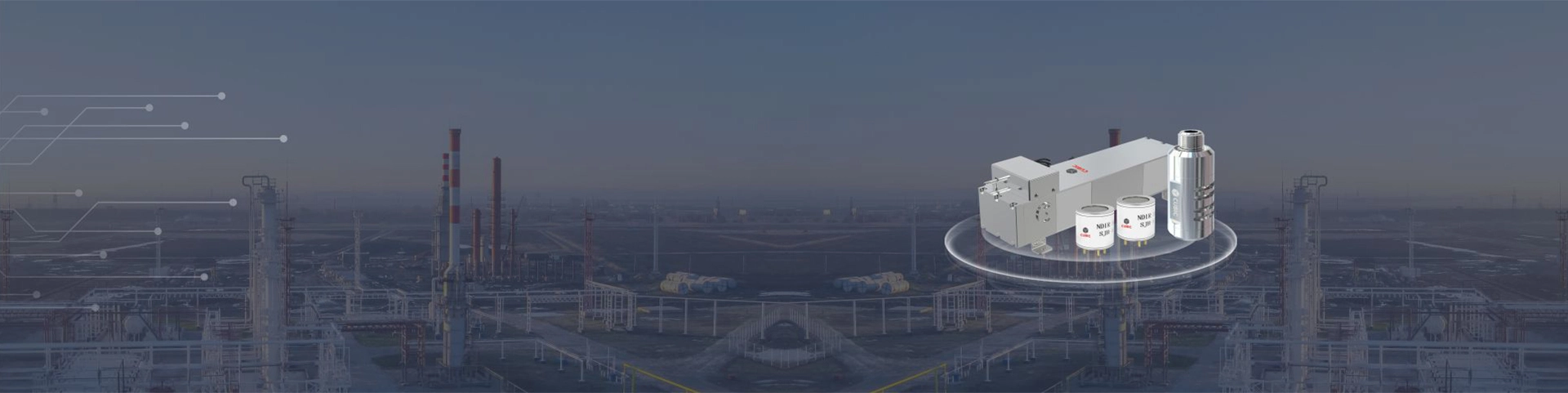 Optische oplossing voor methaangas